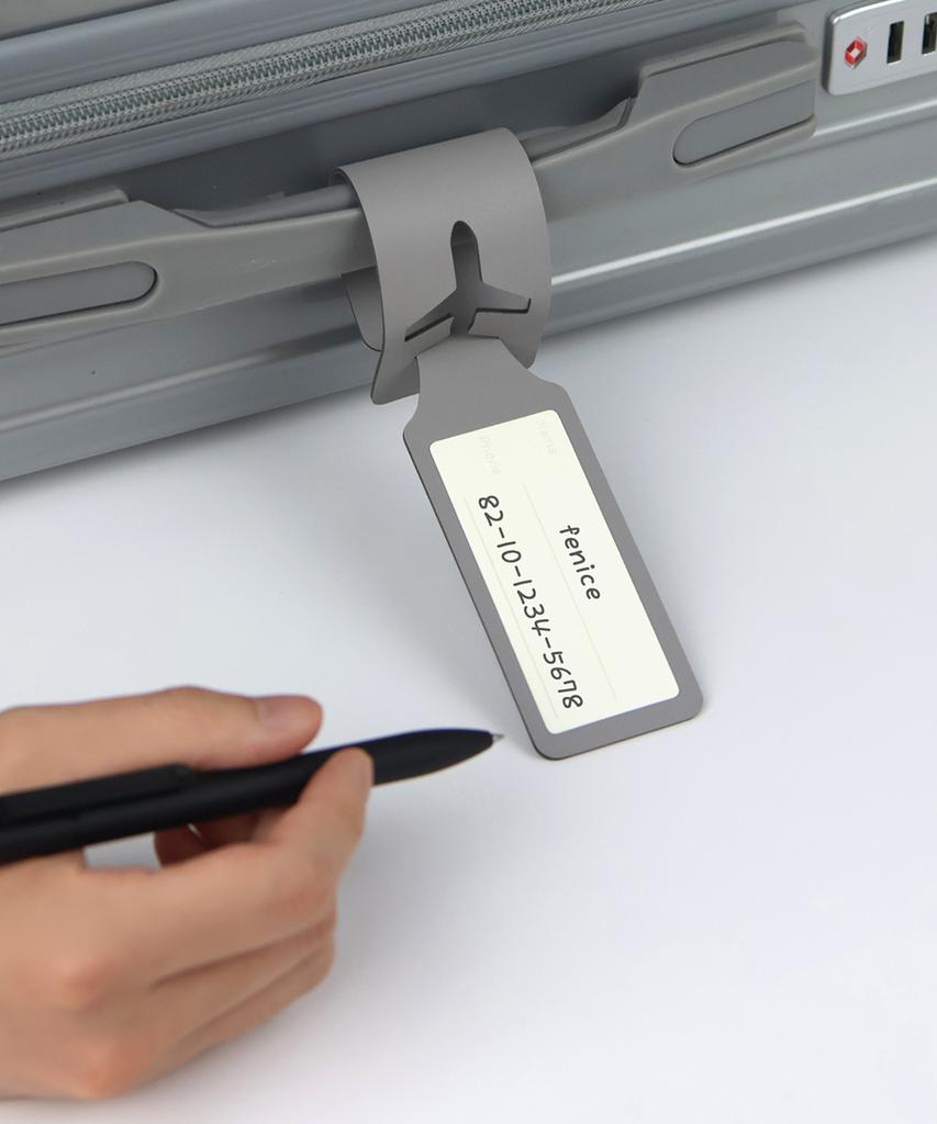 Fenice Plain Name Tag Carrier Name Tag Luggage Tag Bag Name Tag