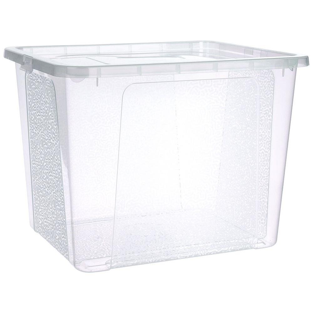 Plastic Storage Container Large Toy Box 30l Lid