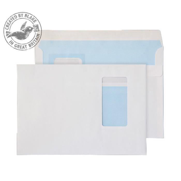 Blake Purely 6805PW, Blanc, 90 x 45 mm, 100 g-m², C5 162×229mm, 229 mm, 16,2 cm