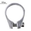 Seatpost Seatpost Clamp 31.8mm Black Double Layer Forged Alloy
