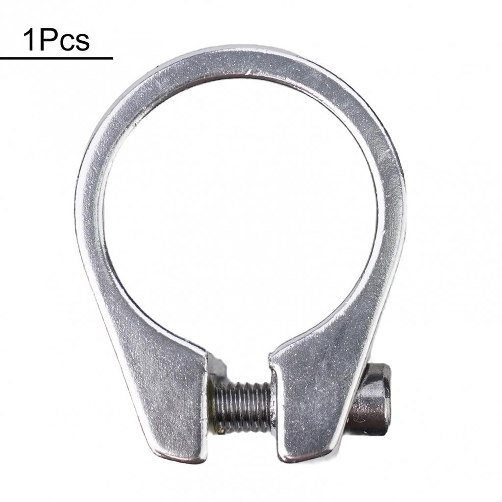 Seatpost Seatpost Clamp 31.8mm Black Double Layer Forged Alloy