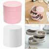 Rotating Jewelry Box 4 Tier Storage Case Earring Bracelet Rings Girl Gifts Necklace Organizer