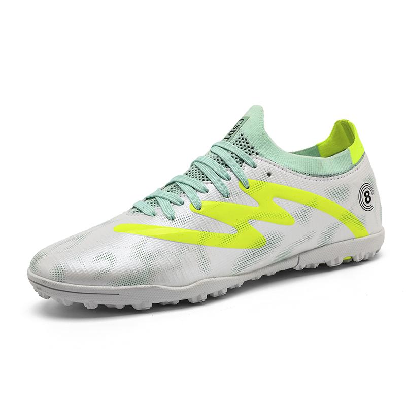Mode Professionelle Fußballschuhe Für Herren Outdoor FG TF Schnürschuhe Herren Fußballschuhe Original Leicht Rutschfest Jugend Futsalschuhe