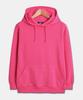 [Non-Fleece Or Fleece-Lined] Basic Standard Fit Plain Hoodie Hot Pink
