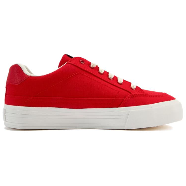 New PUMA Court Classic Vulc Low Top Skateboard Shoes Unisex Red White 396353-32