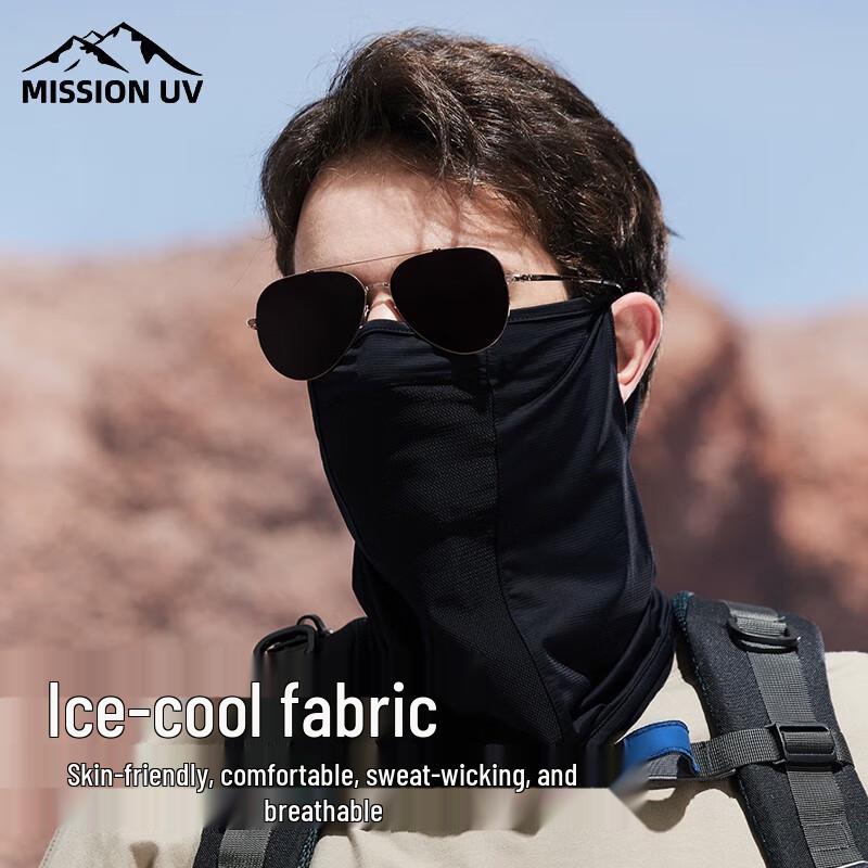 MISSION Men s UV Ice Silk Sun Protection Face Mask