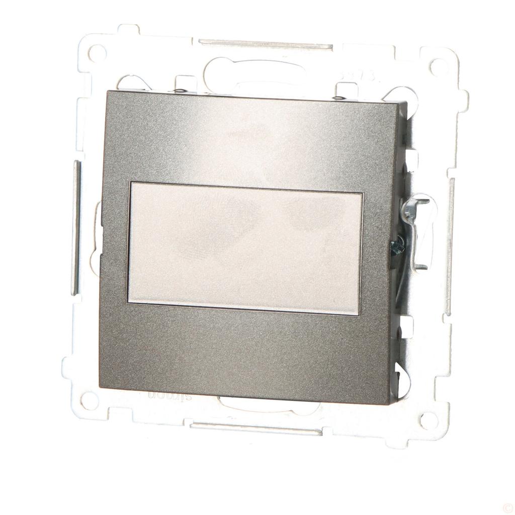 Frame Cover (module). Fixing with Clips or Screws, Anthracite (me
