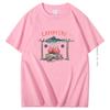 Summer Outdoors Street Fashion Camping Campfire Graphic Cotton Tshirt Harajuku Streetwear Tees Tops Short Sleeve Tshirts