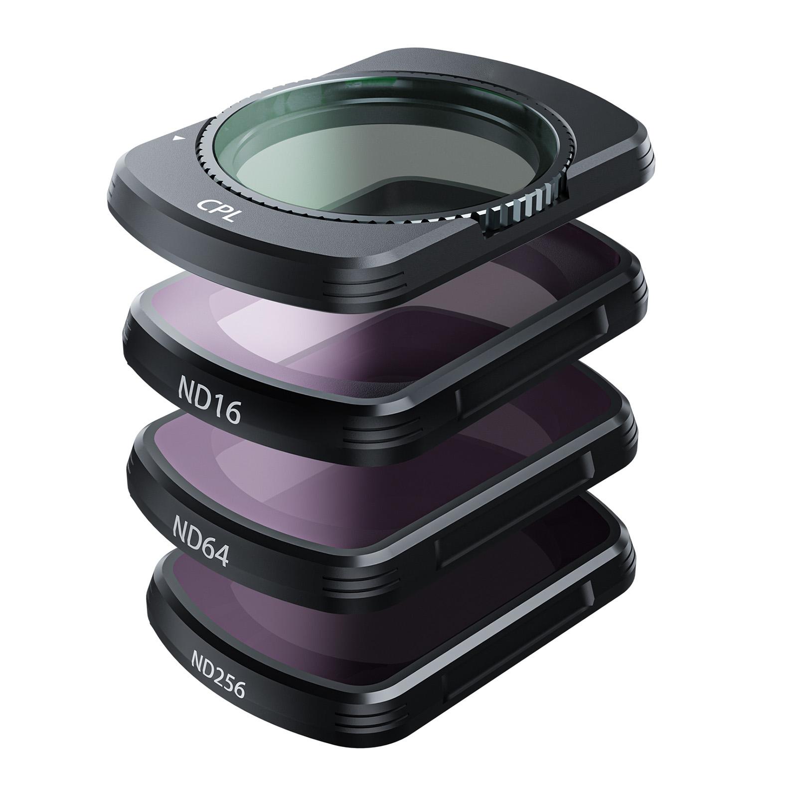 

ND CPL Magnetic Filter Kit for DJI Pocket3 Lens Accessories 4 Pack CPL ND16 ND64 ND256