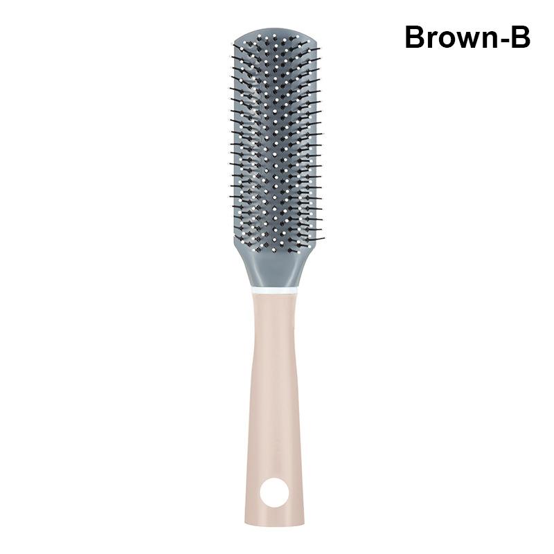 

Расческа для волос Detangle, расческа с воздушной подушкой, пушистая массажная расческа против выпадения волос, для всех типов волос, парикмахерские инструменты B коричневый