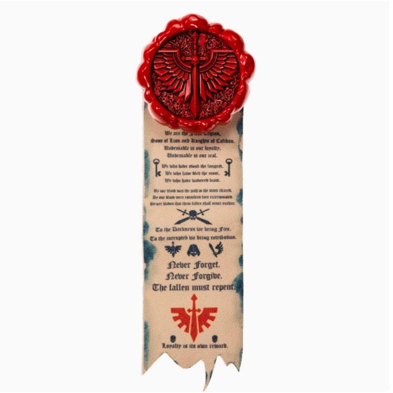 Starforged Genuine Warhammer 40K Game Peripheral Badge Space Marines Purity Seal Set 2 Brooch Boys Gifts Collection Accessories