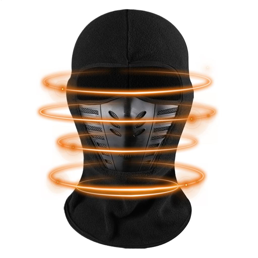 Winter Thermal Head Cover for Motorcycle & Bicycle, Windproof Dustproof Hood for Men Women, Outdoor Sports Riding