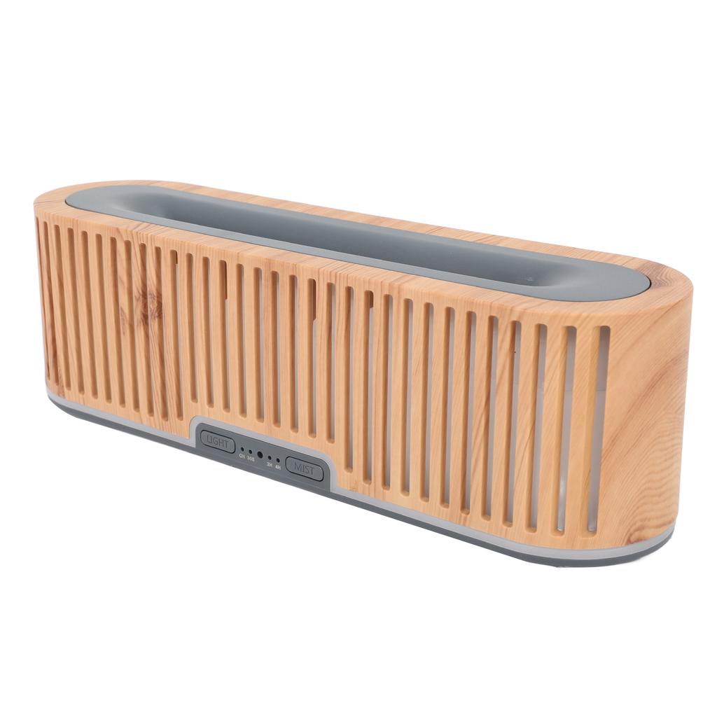 Flame Diffuser 200ml Light Wood Grain 7 Colors Ambient Light Ultra Sound Technology Super Silent