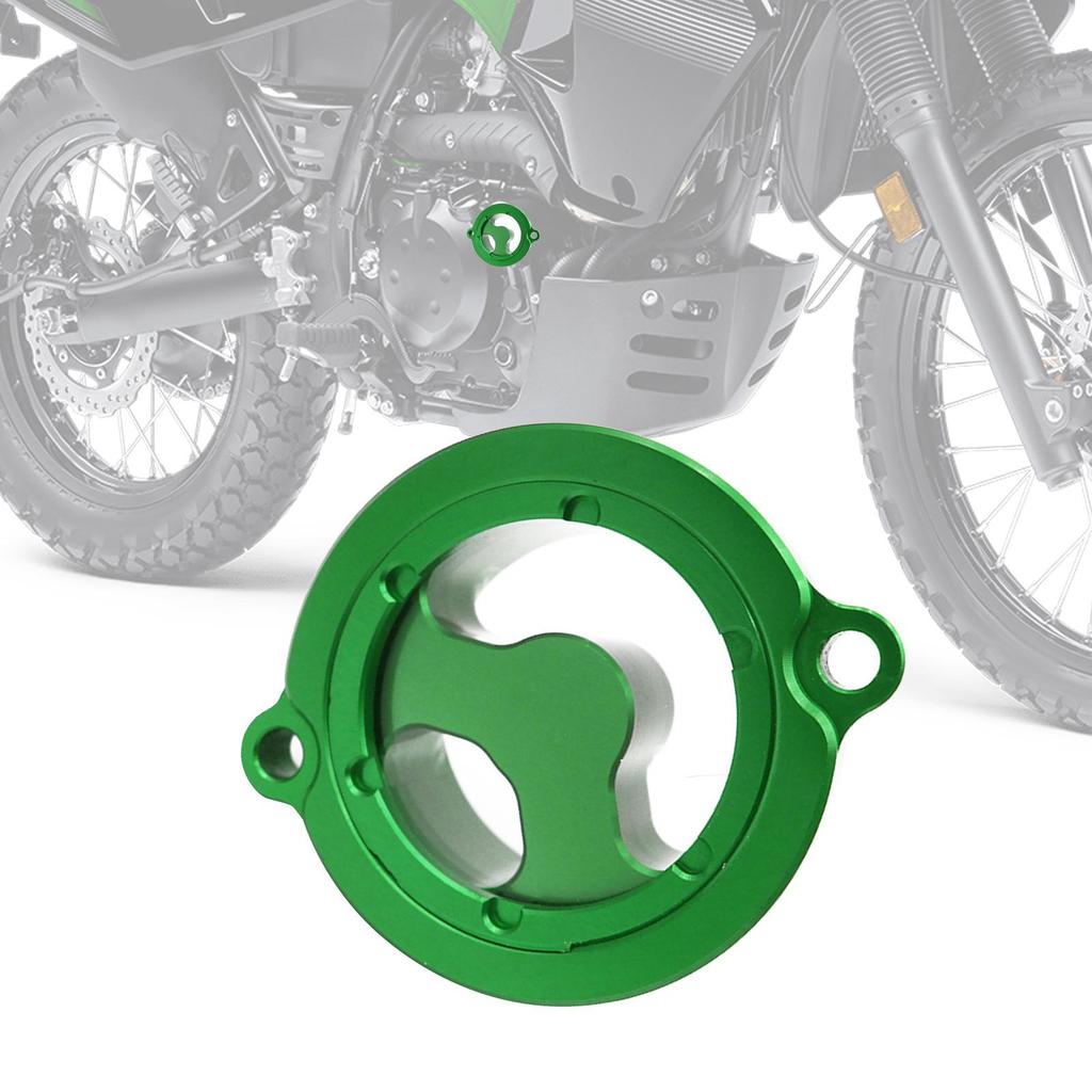 Motorcycle Oil Filter Cover Cap Durable Accessories for Kawasaki Klr650 Green