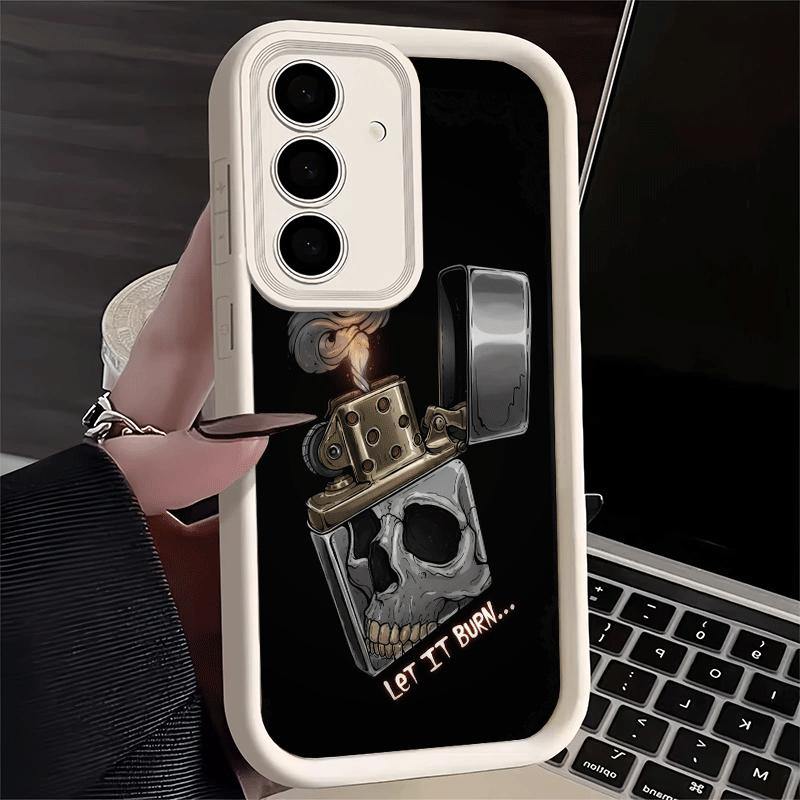 Phone Case for Samsung Galaxy S26 S25 Ultra S24 FE Lighter Cool Pattern Shell S23 Plus S22 + S21 S20 5G Soft Silicone Funda