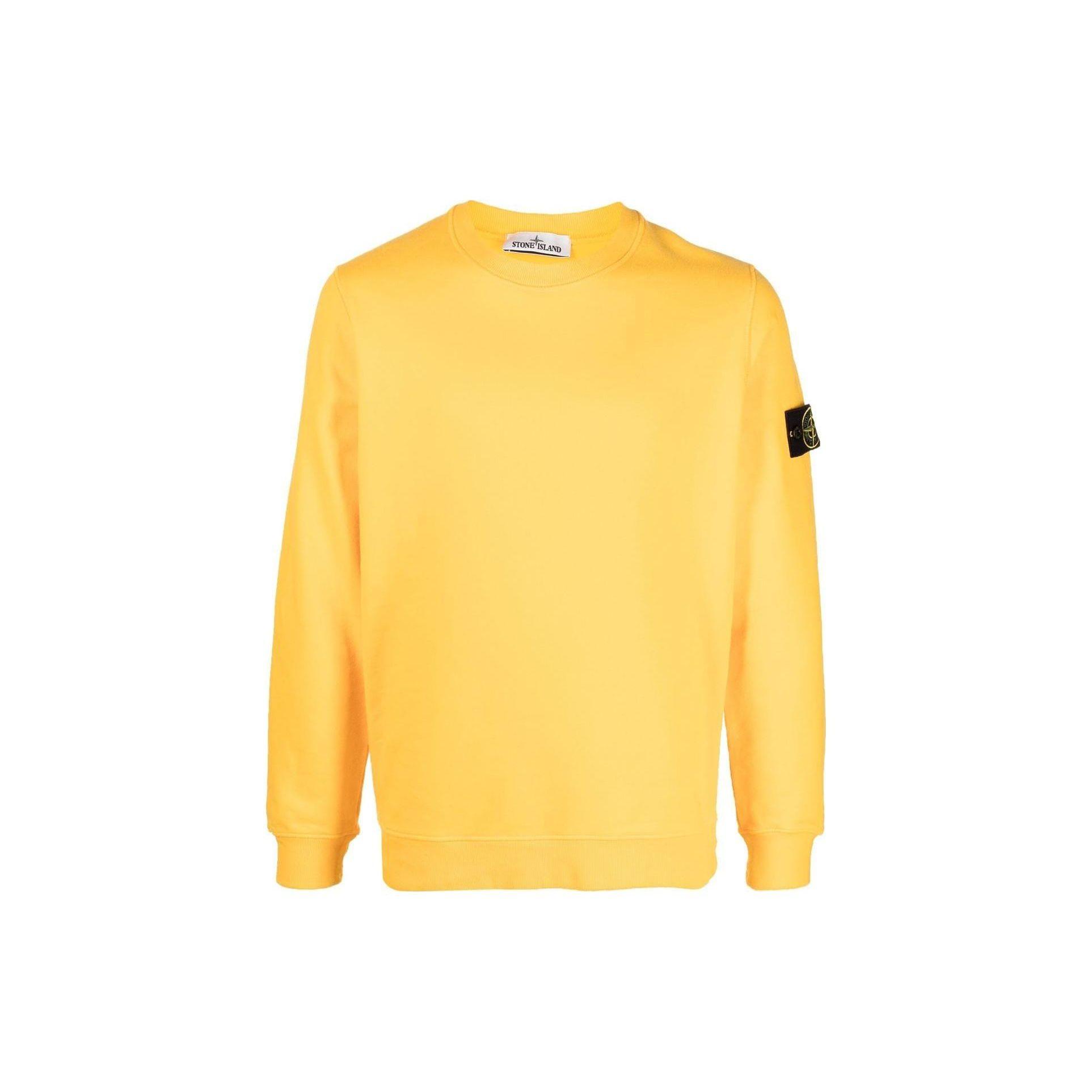 

Stone Island FW22 Solid Color Logo Patch Casual Hoodie Men hoodies Yellow 771563020-V0030 S