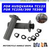 Motorcycle Handle Grips Dirt Pit Bike Rubber Bar Grip For HUSQVARNA TC 125 250 300 TE300 TE 300 TC125 TC250 2014 2015 2016 Parts