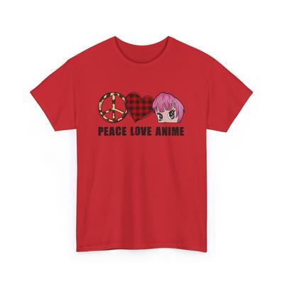 Peace Love Anime Shirt | Japanese Graphic Tee | Otaku Aesthetic