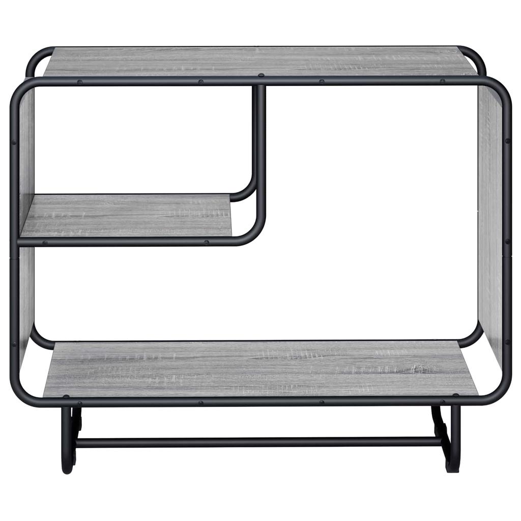 Sideboard Sonoma Grey 80 X 37.5 X 64.5 Cm Engineered Wood