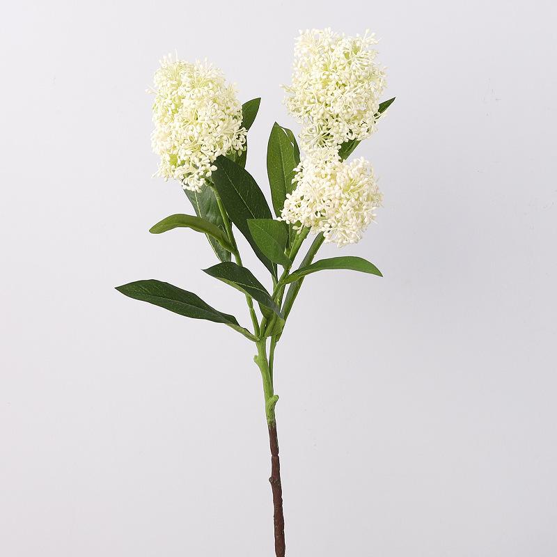 

Single wooden hydrangea fake flower interior decoration ornament floral arrangement, wedding simulation snowball flower