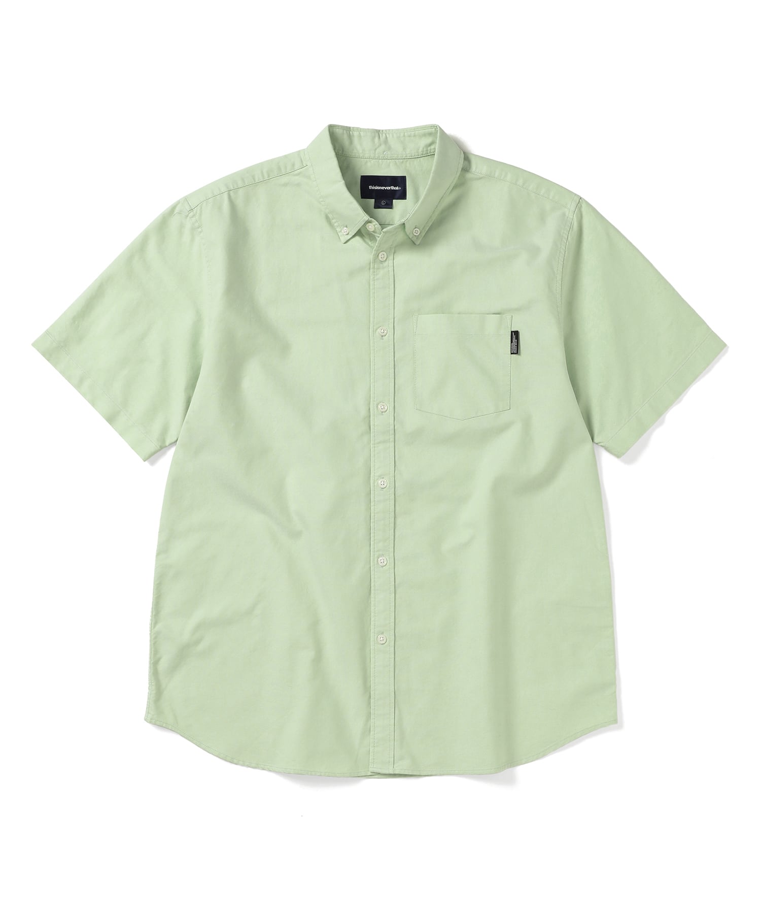 This Is Never That Oxford S/S Shirt Green L