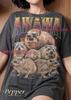 Awawa Klippschliefer Dassie Schreiendes Tier Comfort Colors® T-Shirt, Wildtier Natur Lustiges Meme Vintage Retro Grafik Bootleg T-Shirt