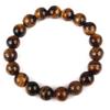 Natural 3A Tiger Eye Stone Bracelet - Colored Buddhist Prayer Beads Handcrafted Jewelry