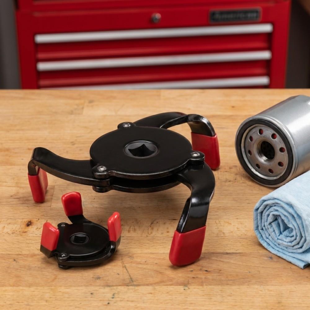 3/8" Drive Oil Filter Remover Tool 2 Way Oil Filter Claw Heavy-Duty Oil Filter Wrench  Oil Change