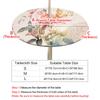Round Table Cover Waterproof Oil-Proof Tablecloth Elastic Kitchen Dining Wedding Party Table Cover Outdoor Courtyard Home Decor