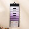 6 Pockets File Organizer Wall Mounted Expandable Accordian Pockets File Storage Bag  Magazine