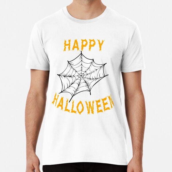 Spider Web Halloween Holiday T shirt T-Shirt S-5XL Best T-Shirt