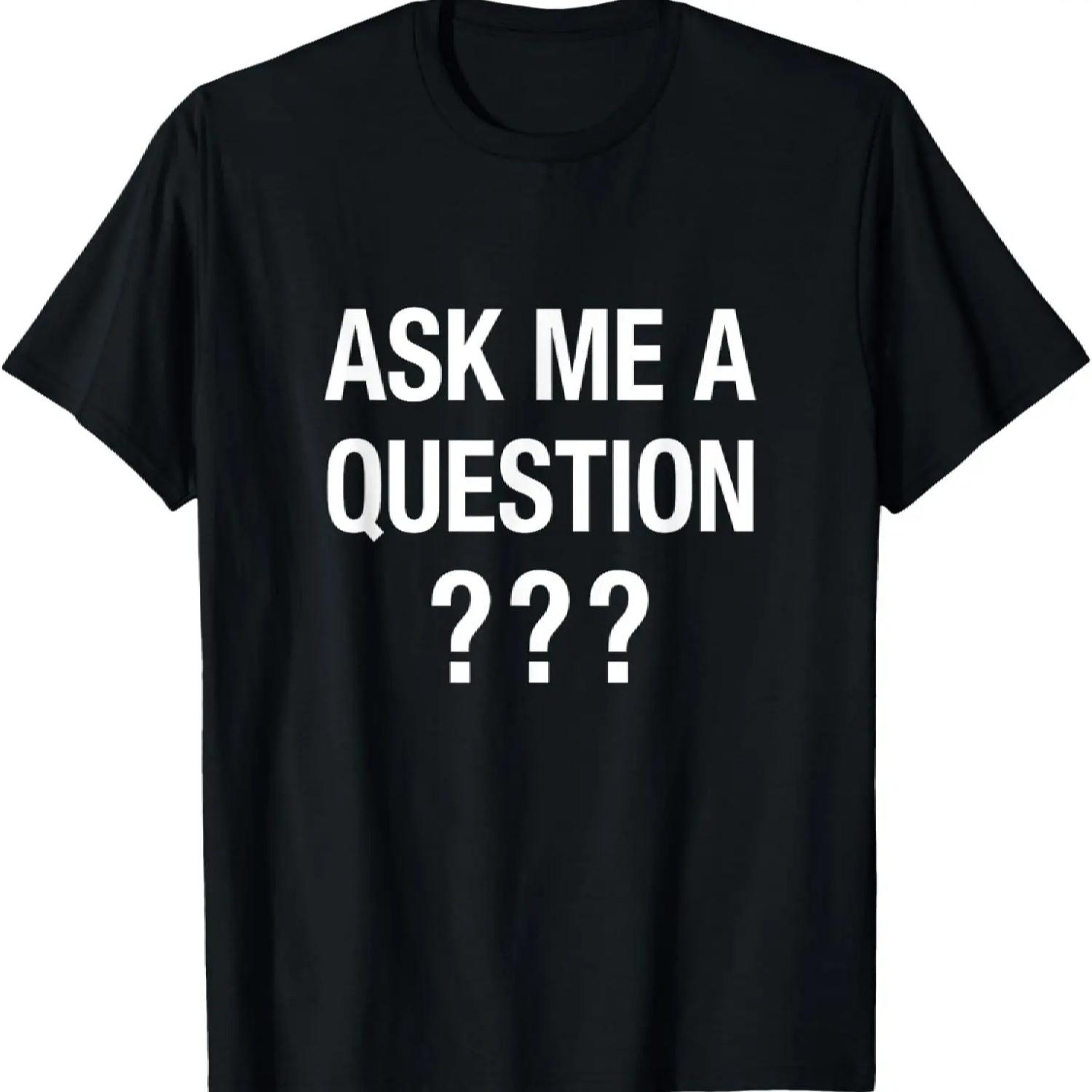 Футболка «Спроси меня» Информация Служба поддержки Футболка S