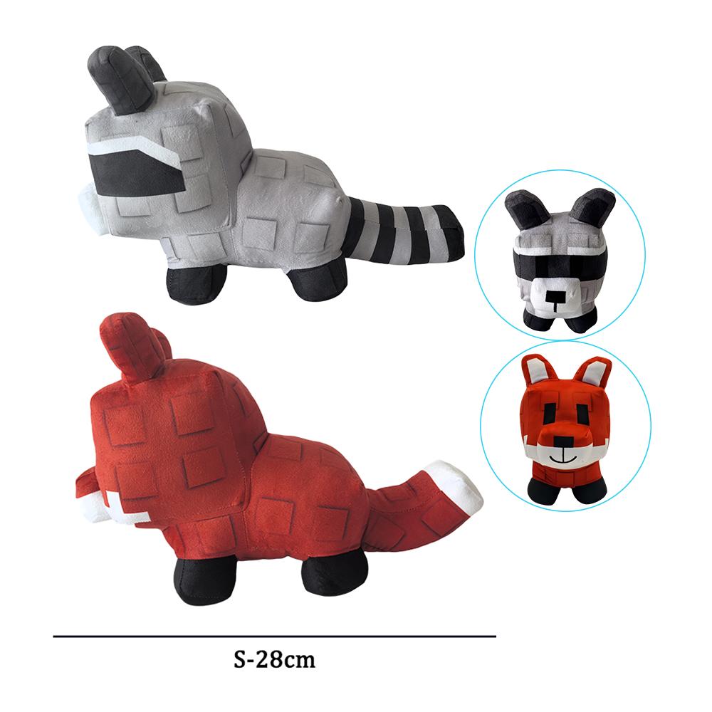 TreasuringU Grow Garden Plush Toy Cartoon Fox Red Panda Stuffed Doll Garden Fox Bee Plushie Toys Dinosaur Plushie Birthday Gift