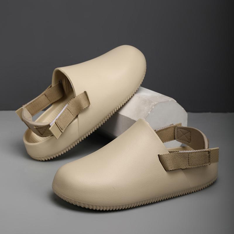 Fashion Summer Fashion Holes Sandals Thick Bottem Comfort Wedge Heel Clogs Slippers Outdoor Men Sport Beach Soft Soled Slides Shoes