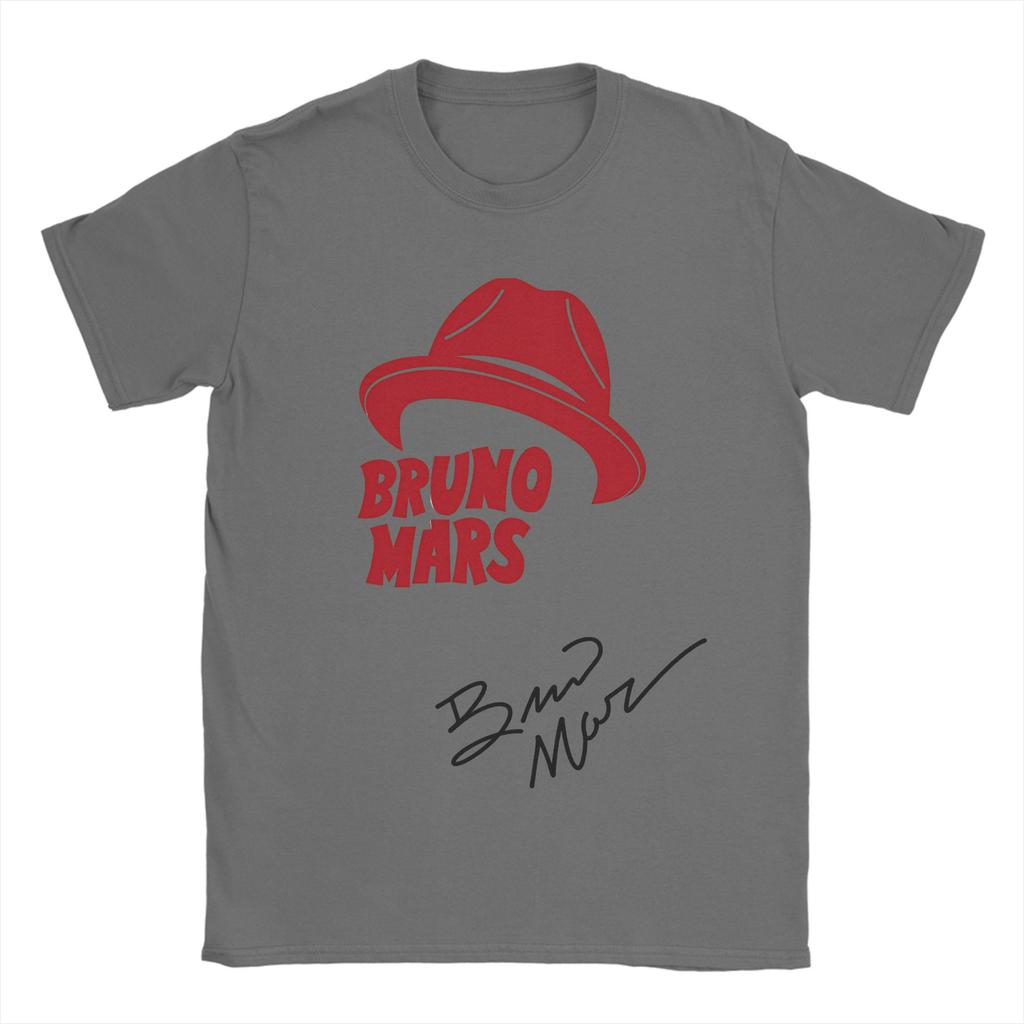 Bruno Mars The Romantic Tour 2026 100 Cotton TShirt For Men Summer Vintage TShirts ONeck Hippie Tees Oversized Wholesale Tops