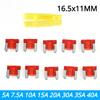 10pcs Car Fuse 16.5x11MM 5A 7.5A 10A 15A 20A 25A 30A 35A 40A Insert Car Fuse Random Color Insert Car Fuse Accessories Fuses4