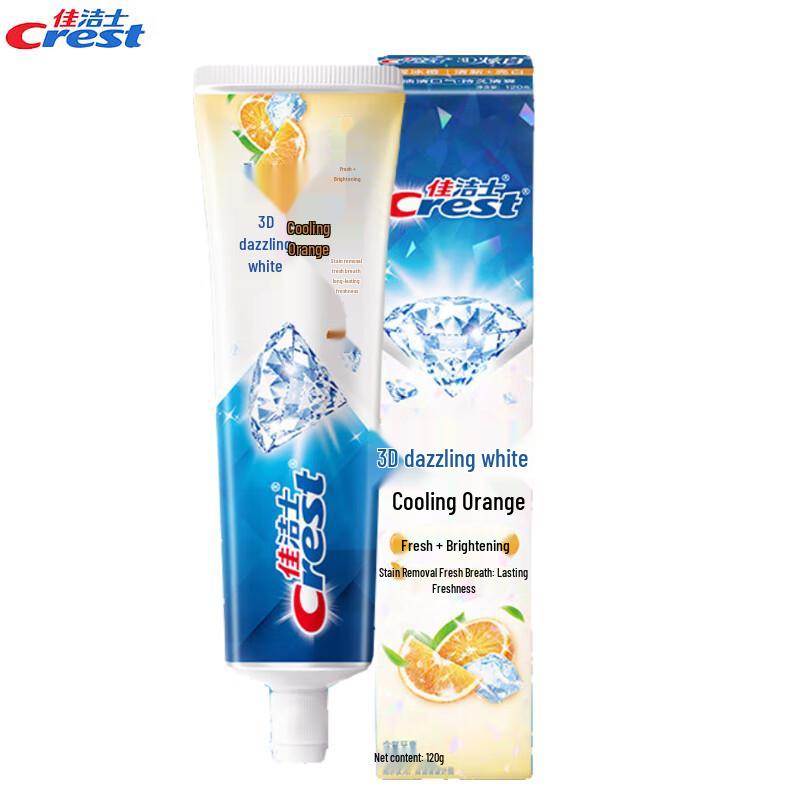 

Crest 3D White Invigorating Icy Orange Toothpaste