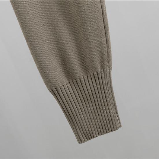 Geomatric feminino camisola conjuntos de ternos outono inverno grosso macio conjuntos de malha pullovers calça longa casual 2 pçs terno de pista