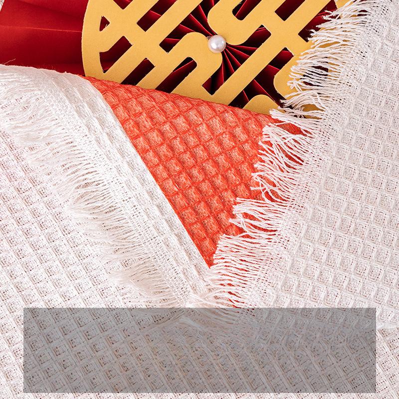 Chinese Style Red Sofa Towel Love Happy Marriage Sofa Cover Cloth Universal All-Inclusive Sofa Cover Wedding Blanket