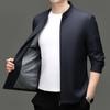 2026 Men's Stand Collar Business Jacket - High-End Spring & Autumn Outerwear, New Casual Style for Middle-Aged Men