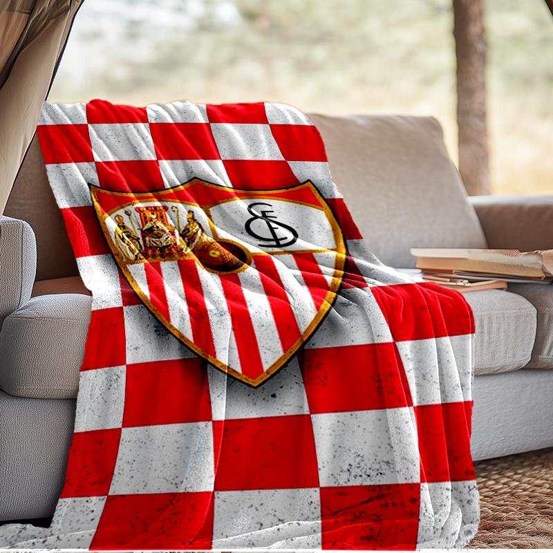 Sevi-lla Europa League Blanket Lightweight Ideal Bedding Blanket Perfect for Travel, Camping, Living Rooms, Offices, Sofas, Fan Christmas Gift