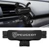1Pcs ABS Car Phone Holder 360 Rotation Gravity Auto Grip Bracket For Peugeot 206 307 308 207 3008 208 407 508 2008 5008 301 406