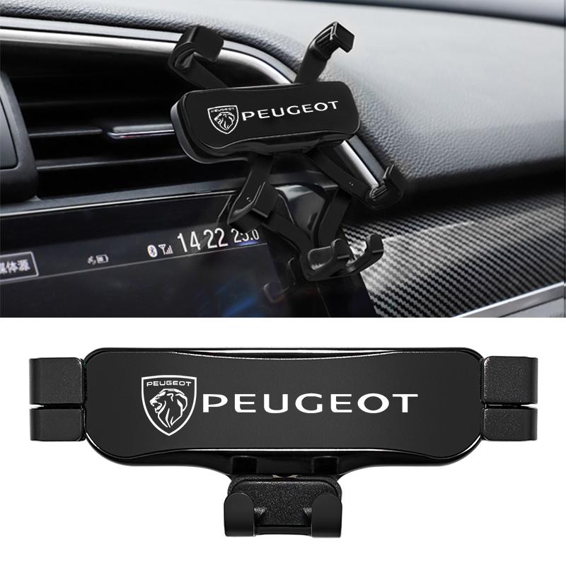 1Pcs ABS Car Phone Holder 360 Rotation Gravity Auto Grip Bracket For Peugeot 206 307 308 207 3008 208 407 508 2008 5008 301 406