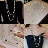 Women's Luxurious Layered Long Pearl Necklace - High-End Sweater Chain 2025 Design