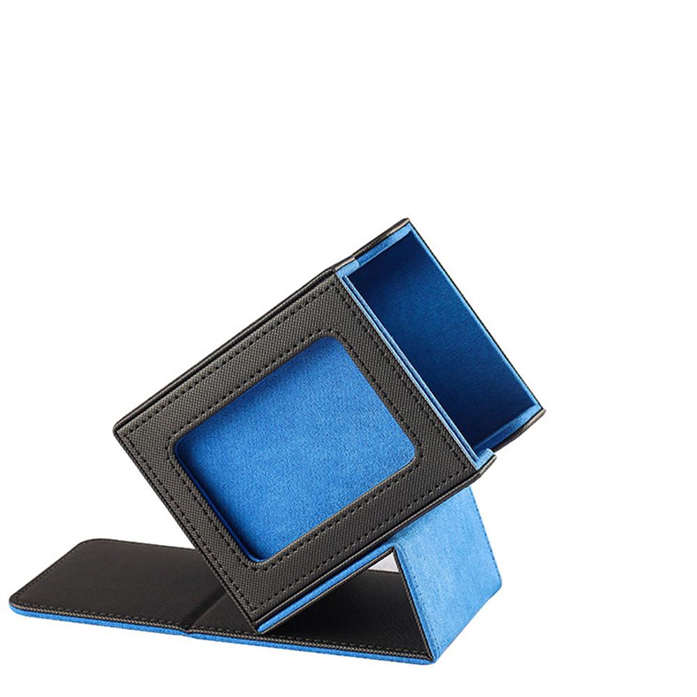 Game Collection Cards Deck Storage Box PU Leather Card Organizer for MTG TCG 100+ Cards Deck Holder Durable Collector Case