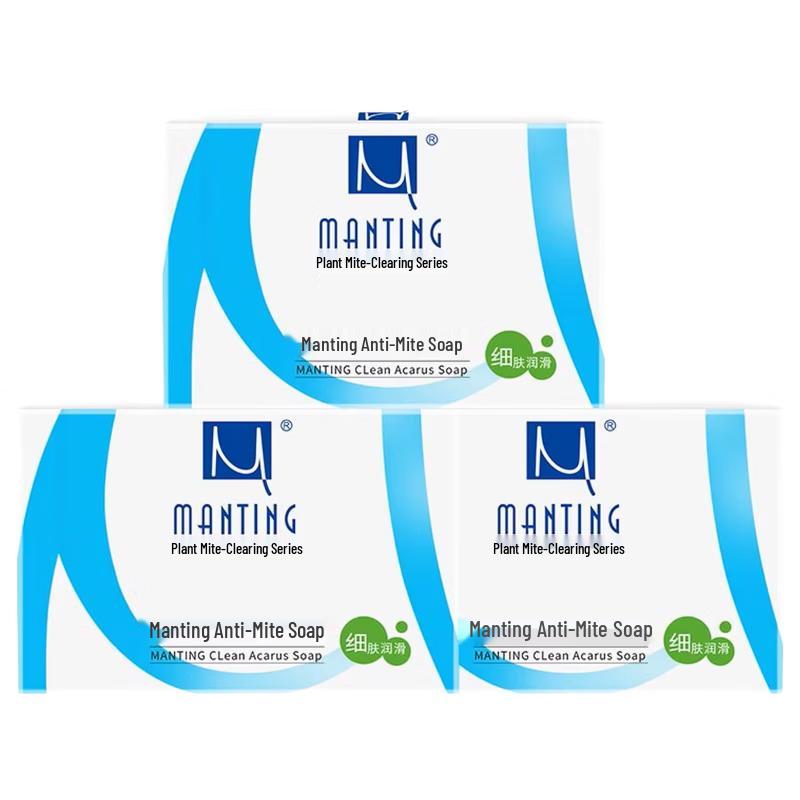 MANTING Mite Removal & Smoothing Body Soap 3-Pack