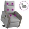 Lift-up Massage Chair, Electric, Reclining, Grey