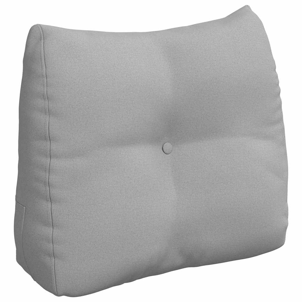 Back Cushion Cloud Grey 60 X 24 X 50 Cm Fabric