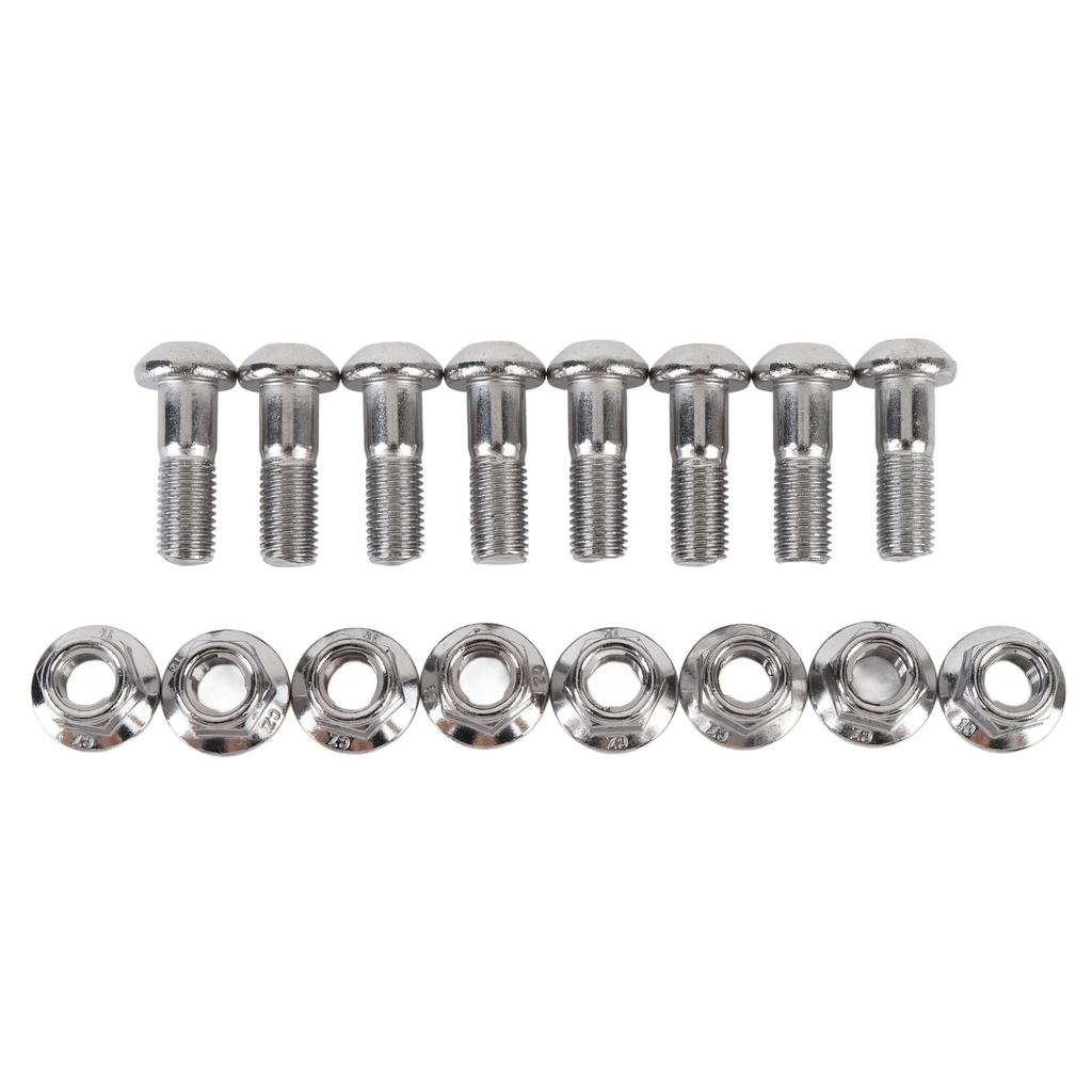 16PCS Rear Sprocket Bolts Nuts 90109 10013 00 M10x35mm High Strength Iron for 350 700 700R YFZ450
