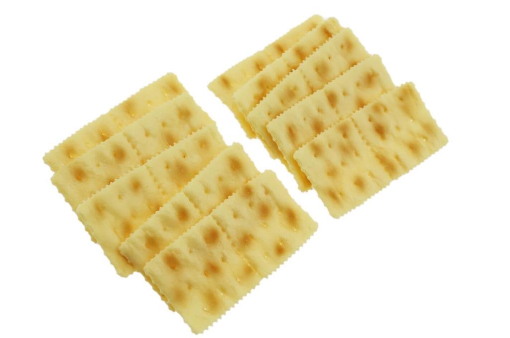 Speed Delicious Plain Cracker Food Set of 10 Mao Realistic, Samples,